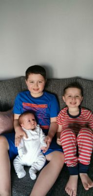 Brian Og and Caelan welcomed their beautiful new brother Culainn