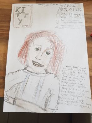 Caodhan's Anne Frank drawing.