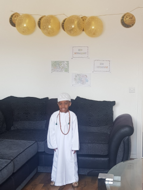 Look at Ahmed, Rama and Hassan's lovely Eid decorations